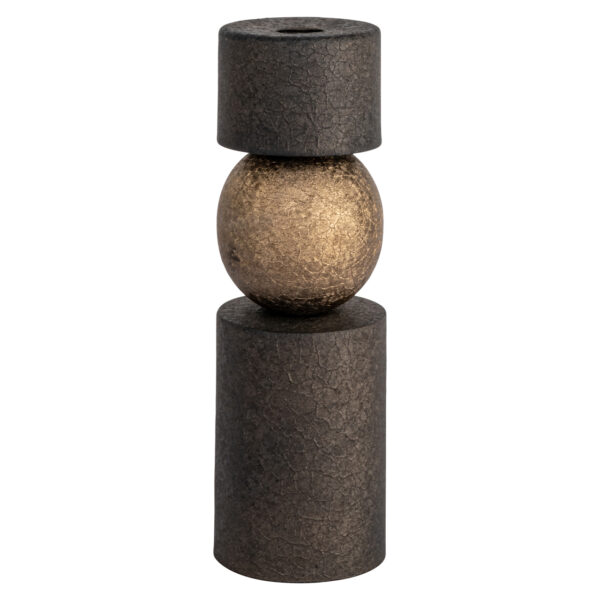 Kandelaar Hasley brass antique small