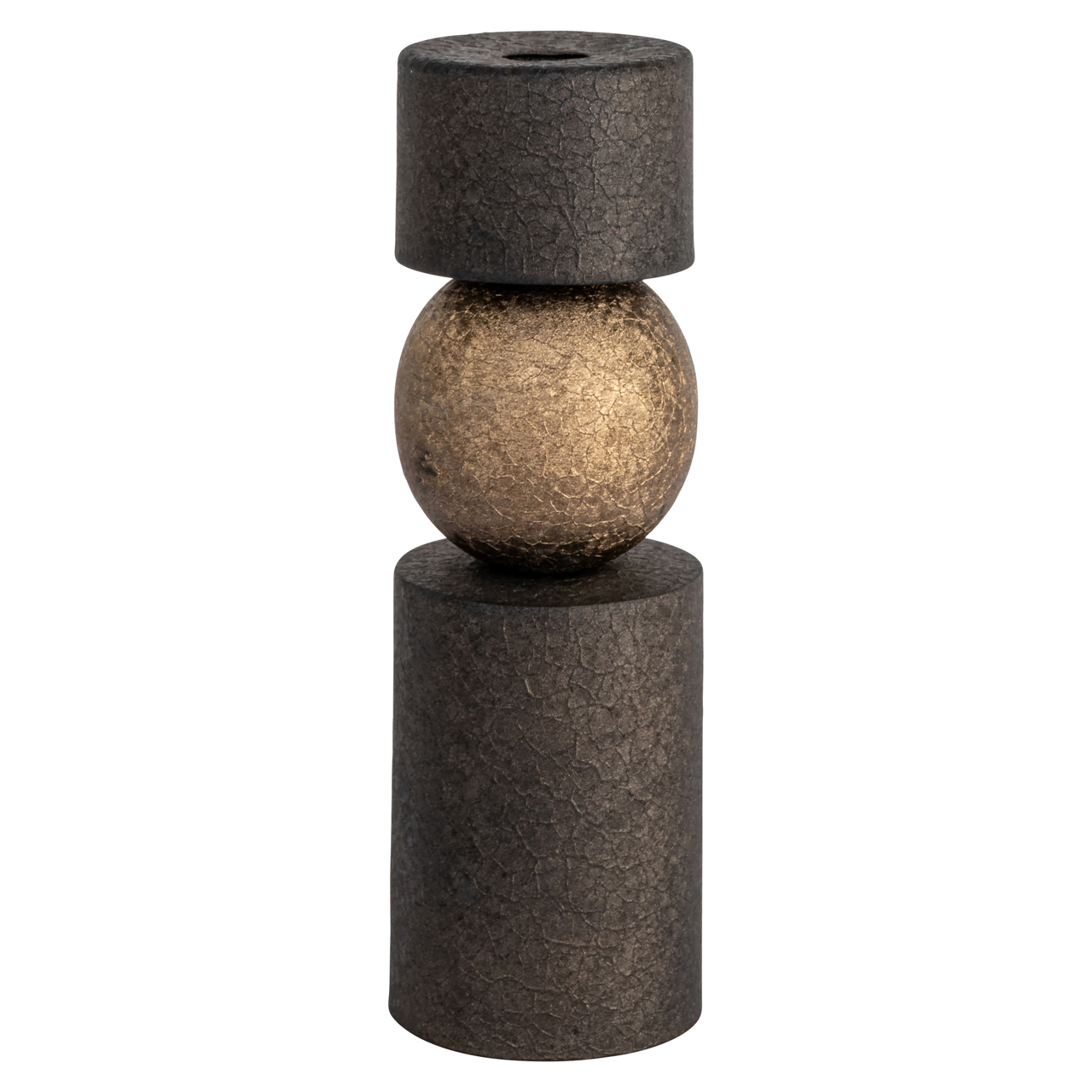 Kandelaar Hasley brass antique small
