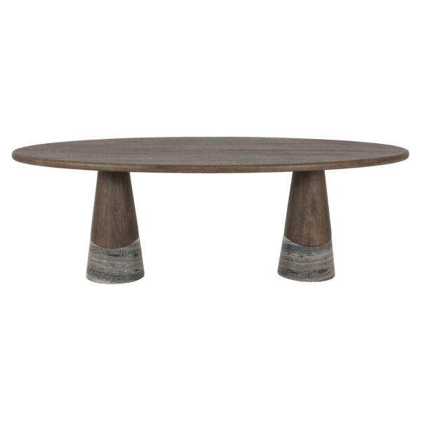 Eettafel Harper Smoked charchoal