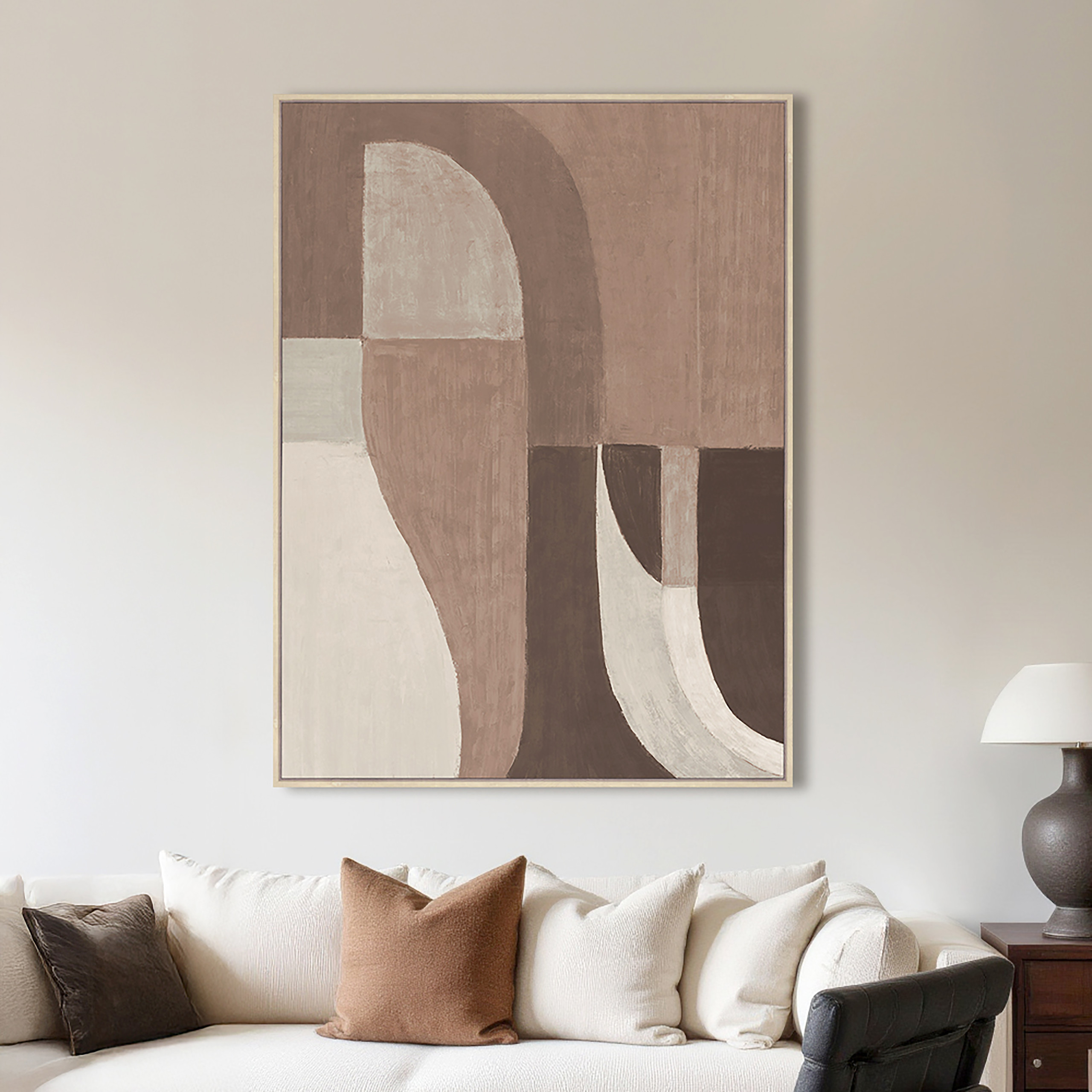 Wall art Tatu left brown - Afbeelding 8