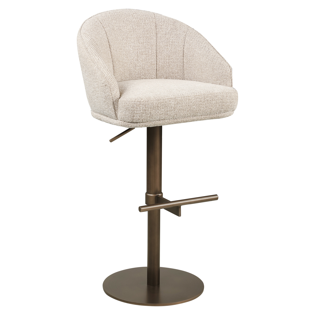Barstoel Beverly natural fancy swivel - Afbeelding 2