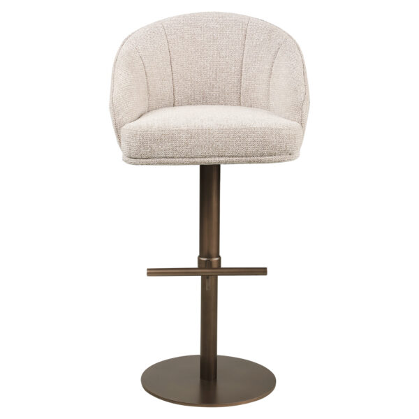 Barstoel Beverly natural fancy swivel