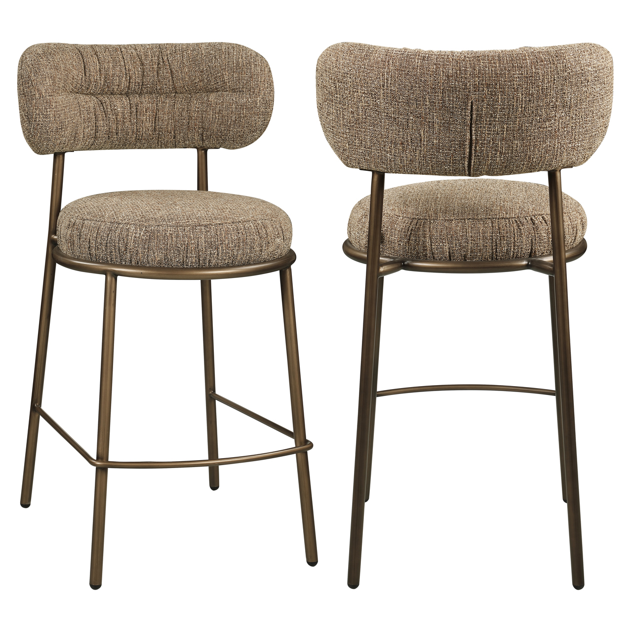 Counterstoel Encanto brown tweed