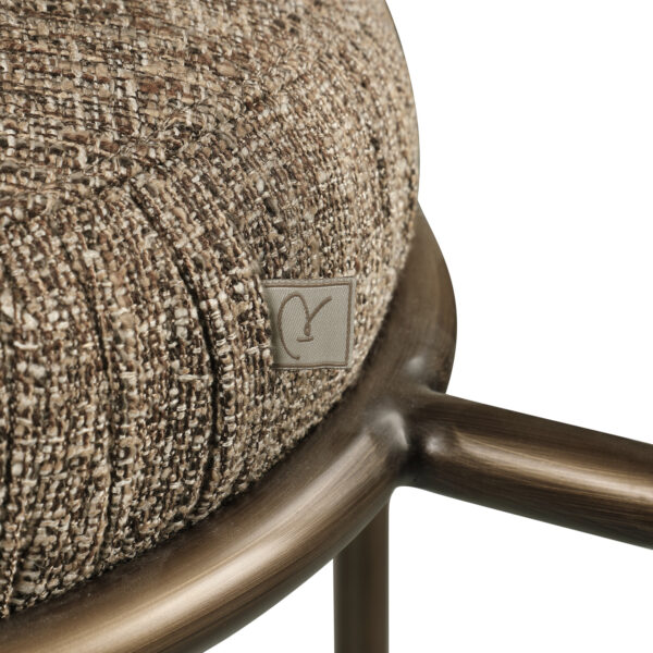 Counterstoel Encanto brown tweed