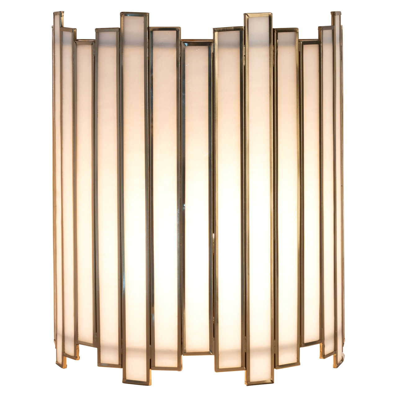 Wandlamp Lima brass antique