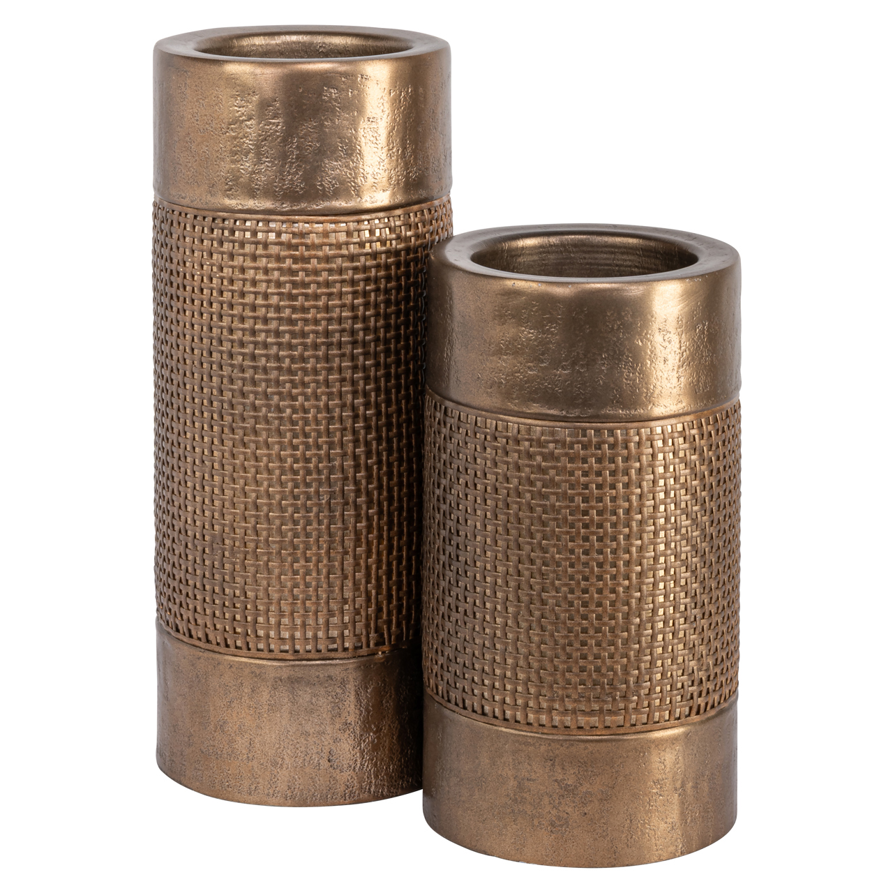 Kandelaar Aya brushed gold small - Afbeelding 3