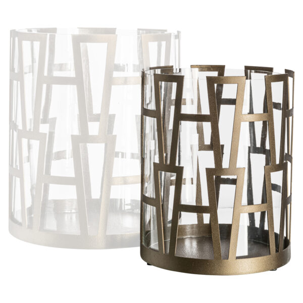 Windlicht Shandy brass antique small