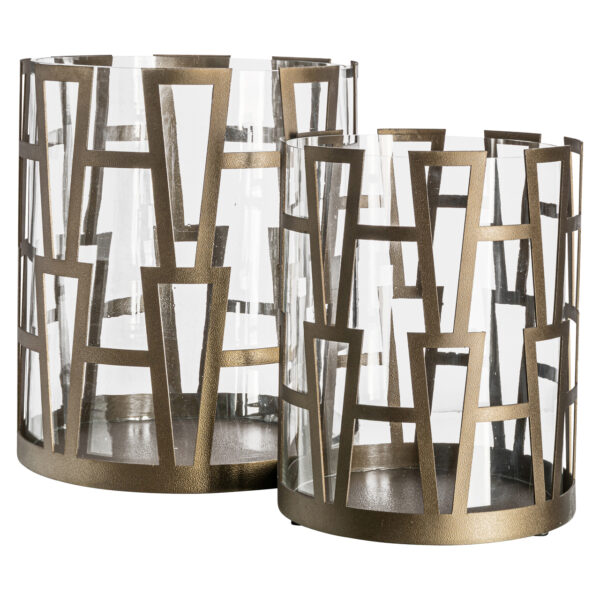 Windlicht Shandy brass antique big
