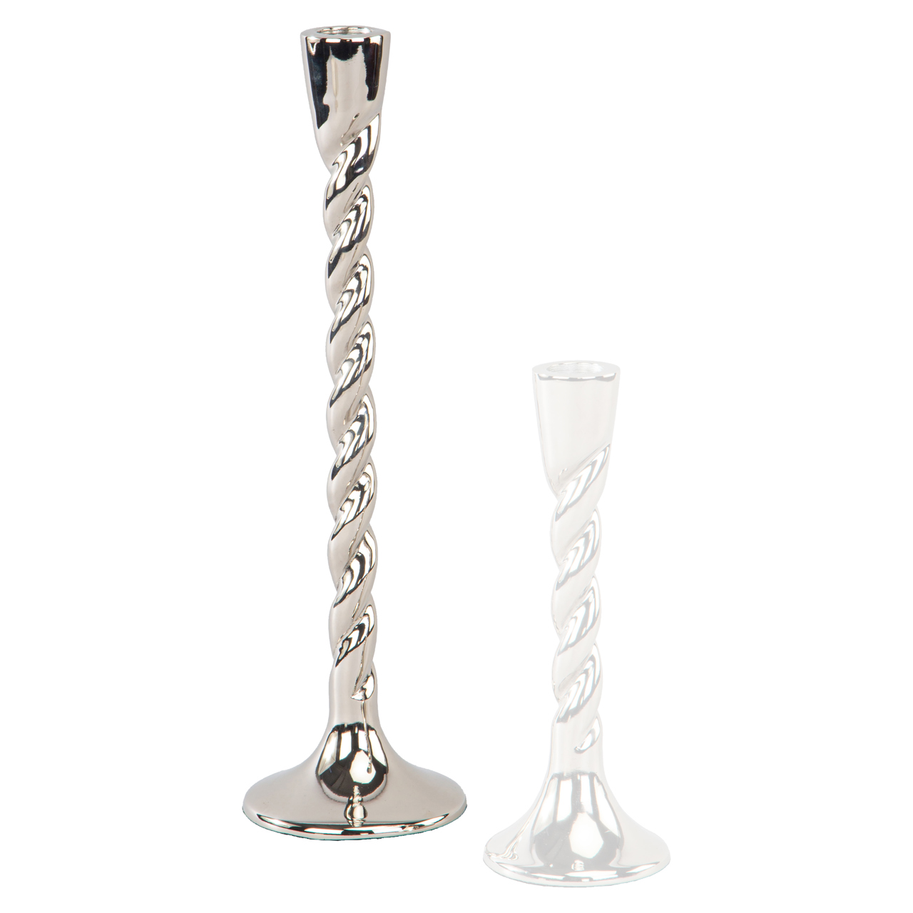 Kandelaar Crillon silver large - Afbeelding 2