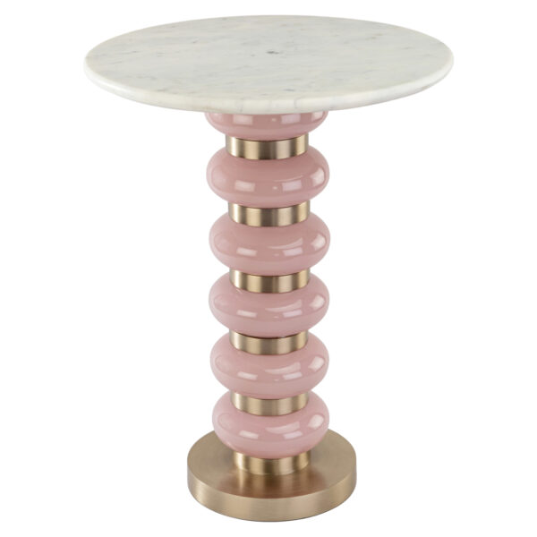 Bijzettafel Villeray pink