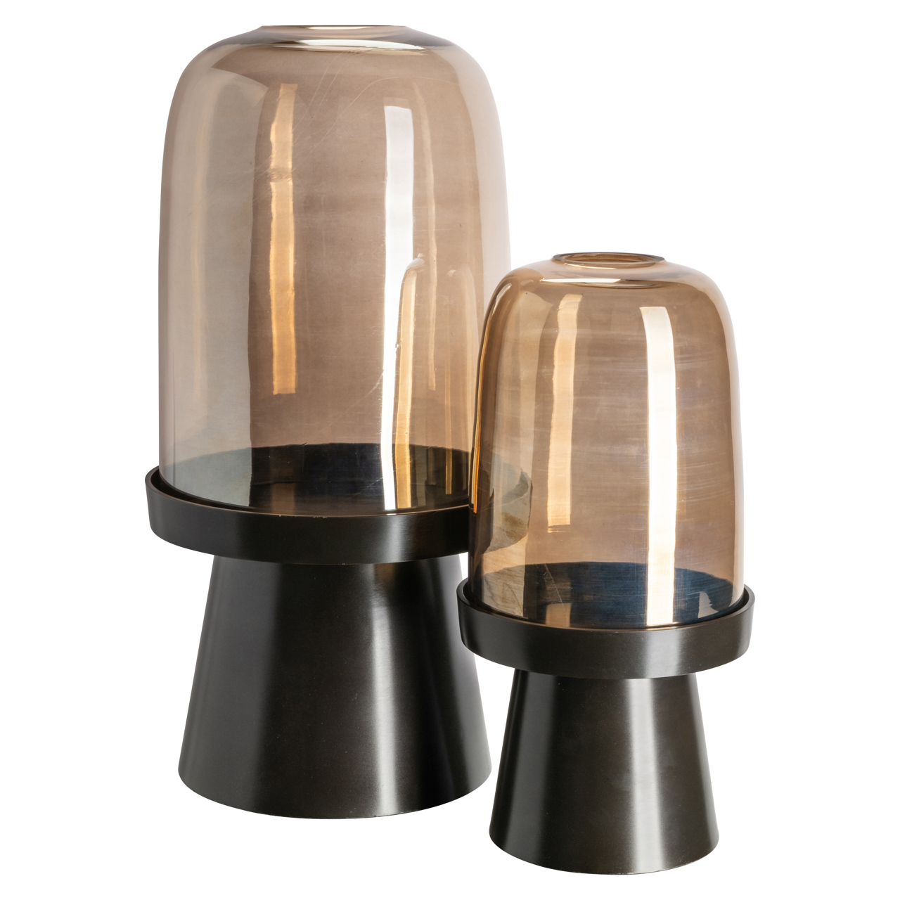 Windlicht Kate walnut small - Afbeelding 3