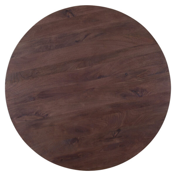 Eettafel Baldwin spicebrown 130Ø