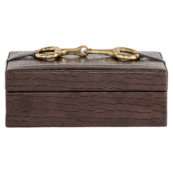 Opbergdoos Rex dark brown small