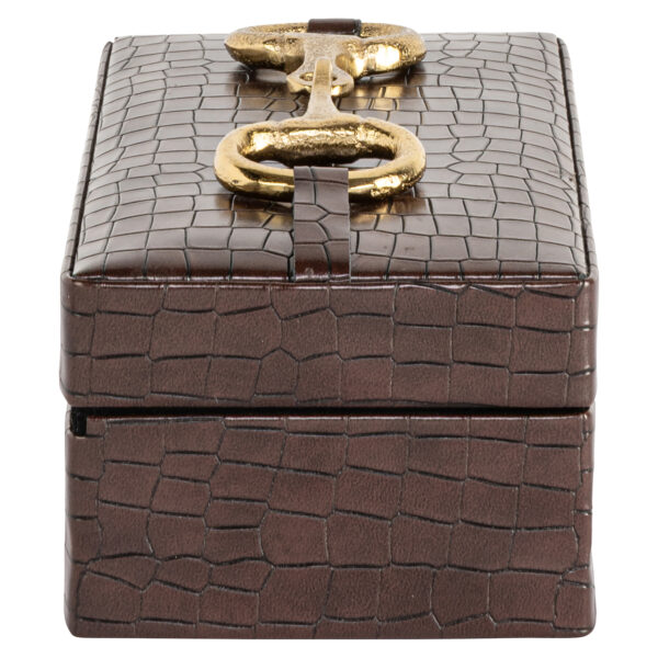 Opbergdoos Rex dark brown small