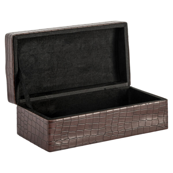 Opbergdoos Rex dark brown small