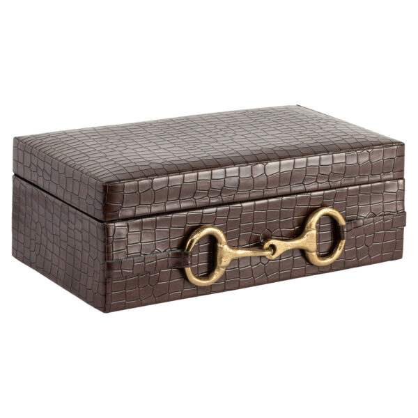 Opbergdoos Rex dark brown large