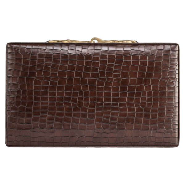 Opbergdoos Rex dark brown large