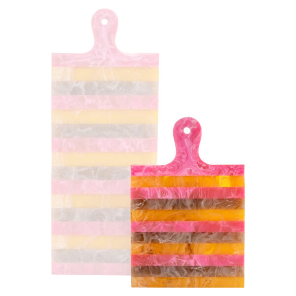 Dienblad Cindy pink/orange - serving board small