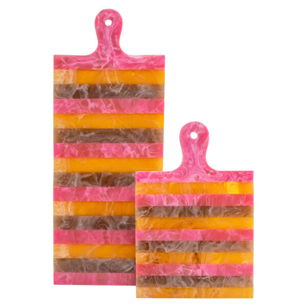 Dienblad Cindy pink/orange - serving board small