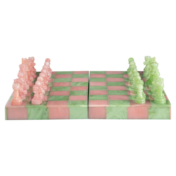 Decoratief spel Azalea pink/green