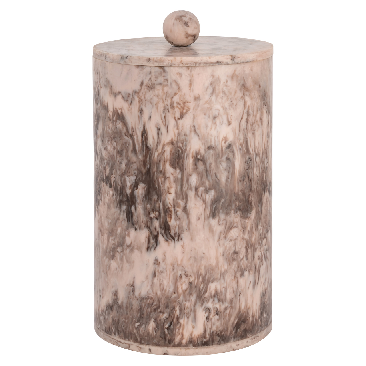 Opbergdoos Rosaline chocolat brown storage jar small