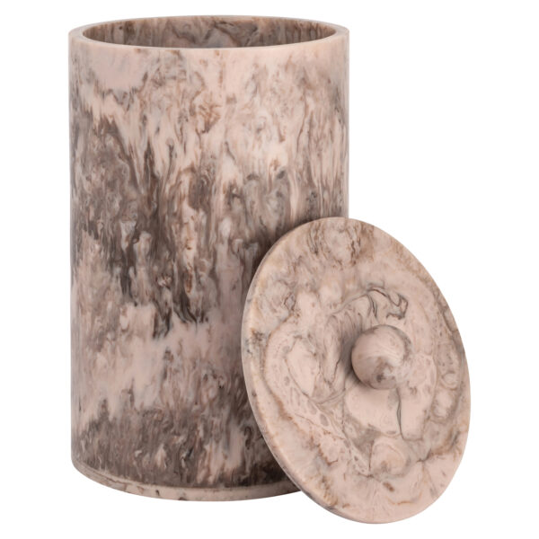 Opbergdoos Rosaline chocolat brown storage jar small