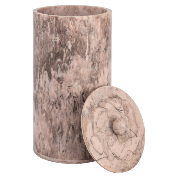 Opbergdoos Rosaline chocolat brown storage jar large
