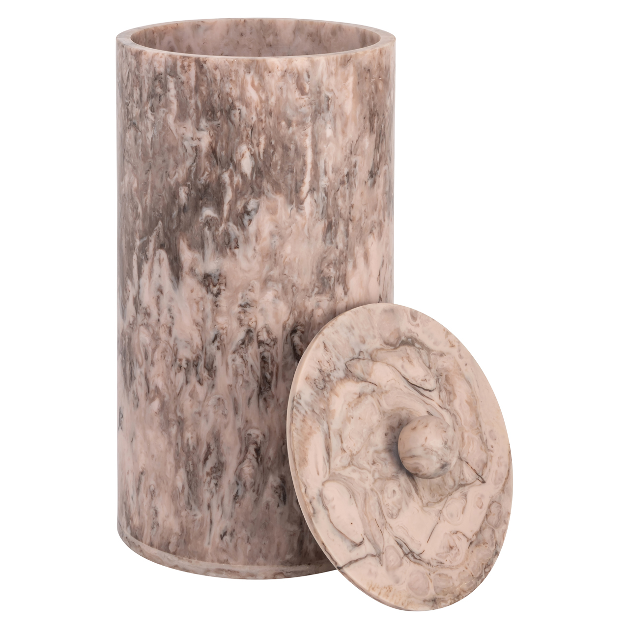 Opbergdoos Rosaline chocolat brown storage jar large - Afbeelding 3