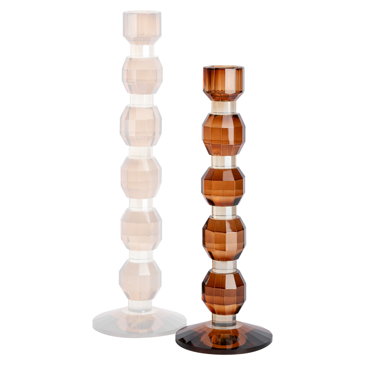 Kandelaar Lowan brown small - Afbeelding 2