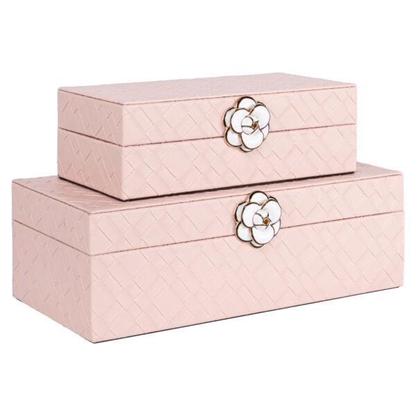 Opbergdoos Lotte pink large