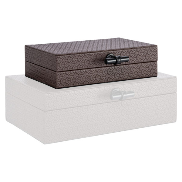 Opbergdoos Billie dark brown small