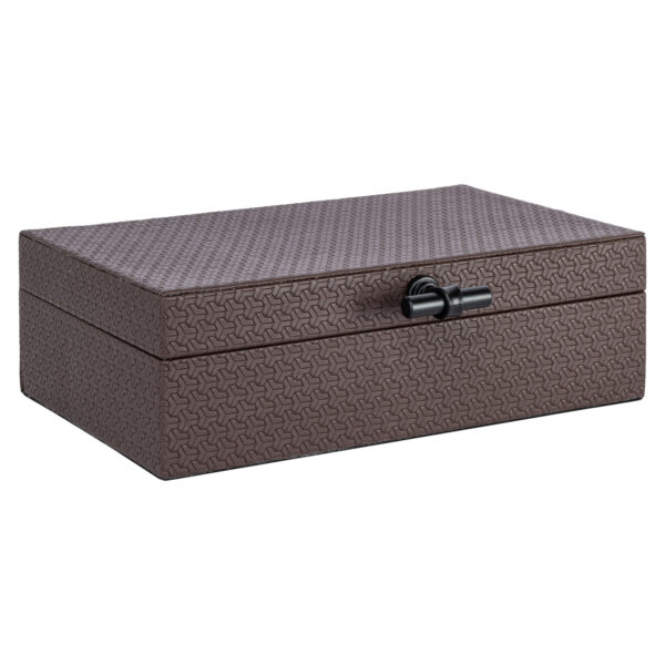 Opbergdoos Billie dark brown large