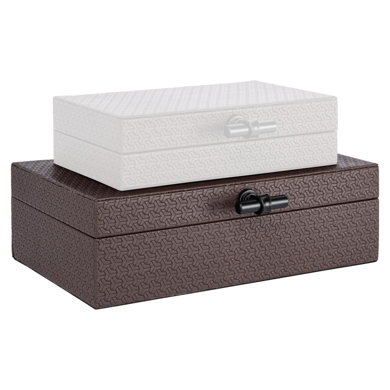 Opbergdoos Billie dark brown large - Afbeelding 6