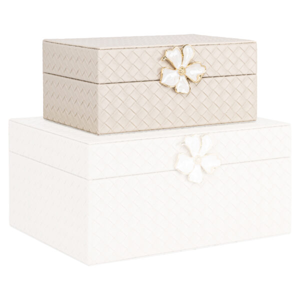 Opbergdoos Lillie ivory small