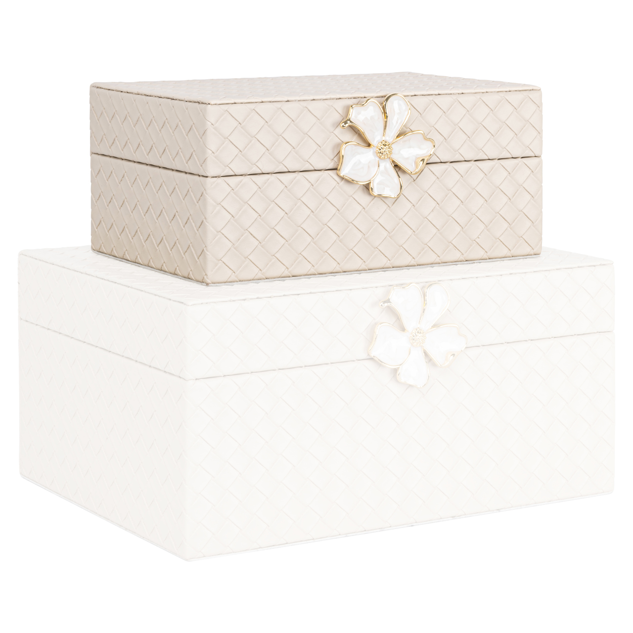 Opbergdoos Lillie ivory small - Afbeelding 6
