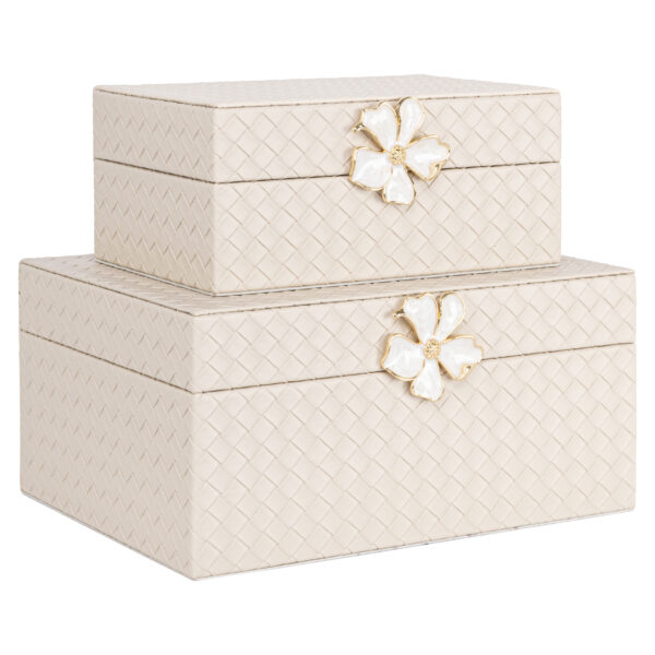 Opbergdoos Lillie ivory large