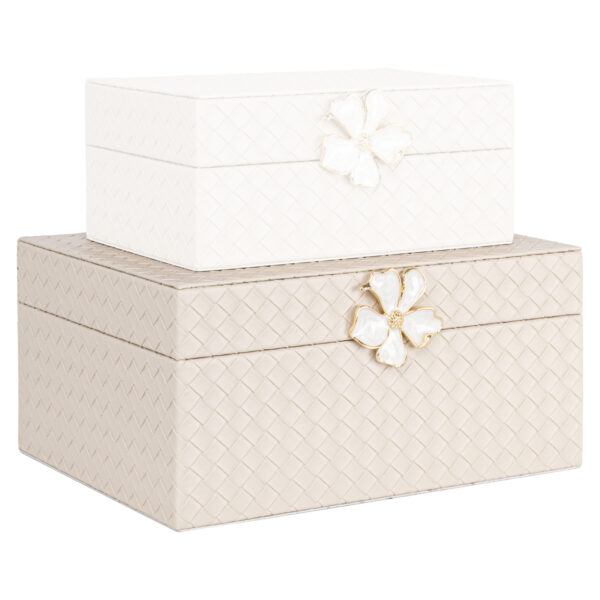 Opbergdoos Lillie ivory large