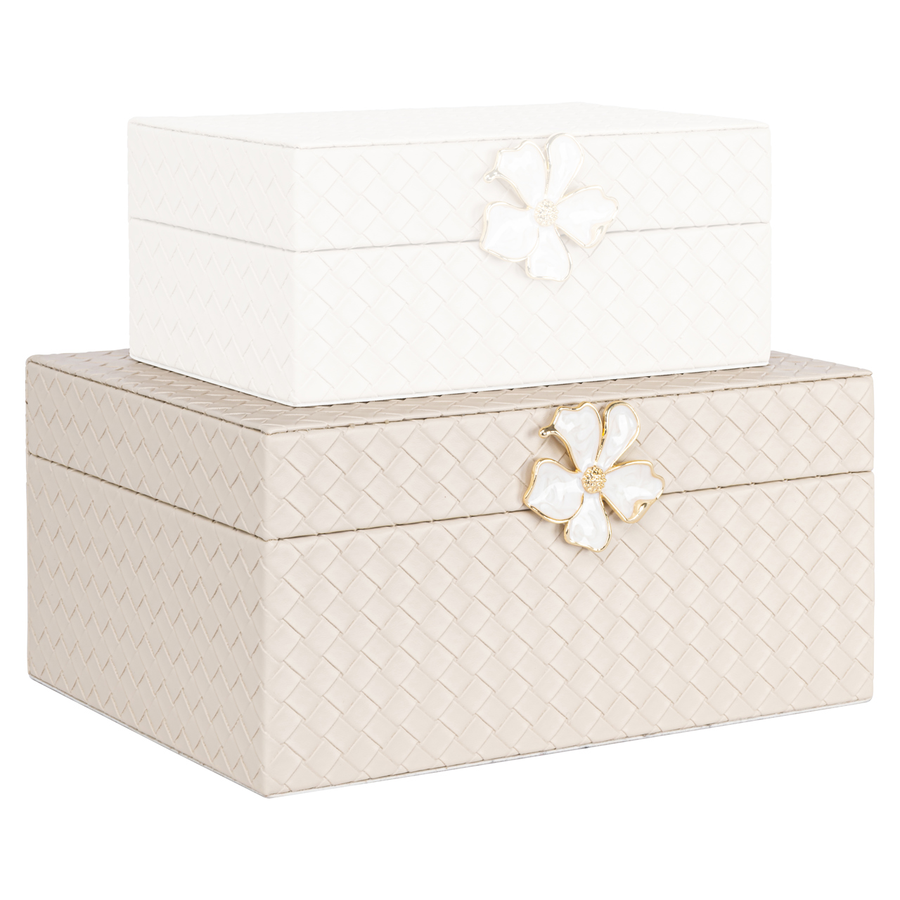 Opbergdoos Lillie ivory large - Afbeelding 6