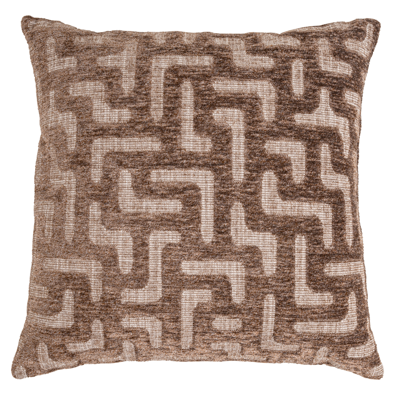 Kussen Ivy brown labyrinth