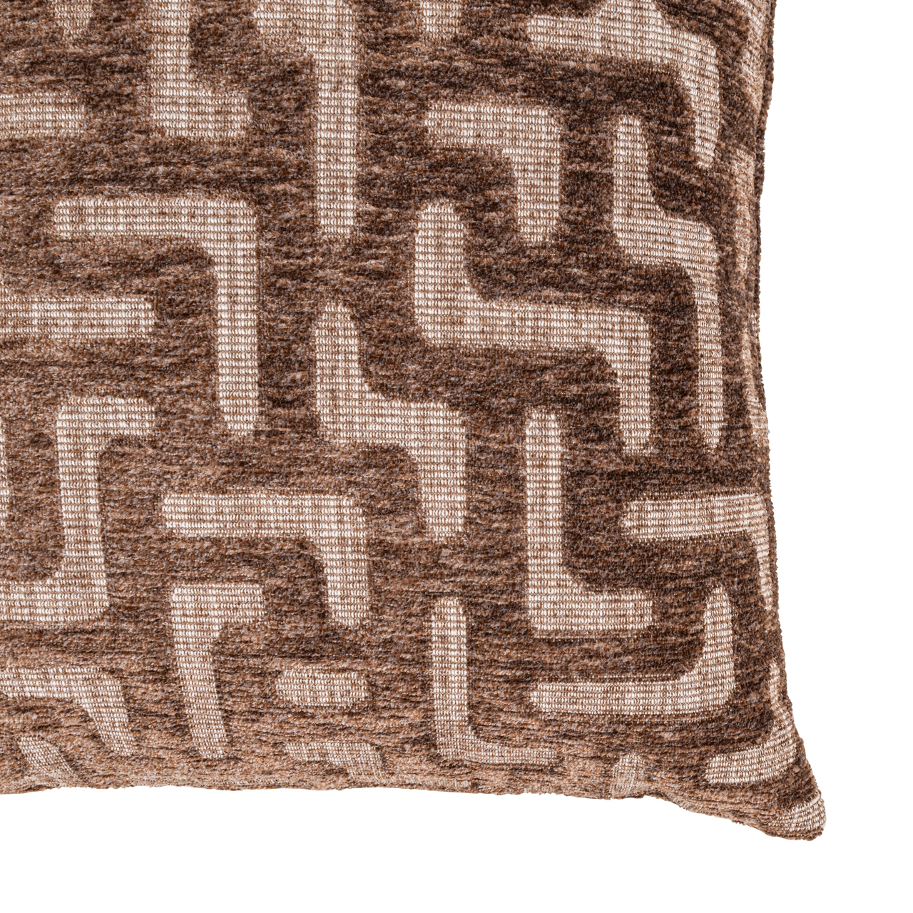 Kussen Ivy brown labyrinth - Afbeelding 3