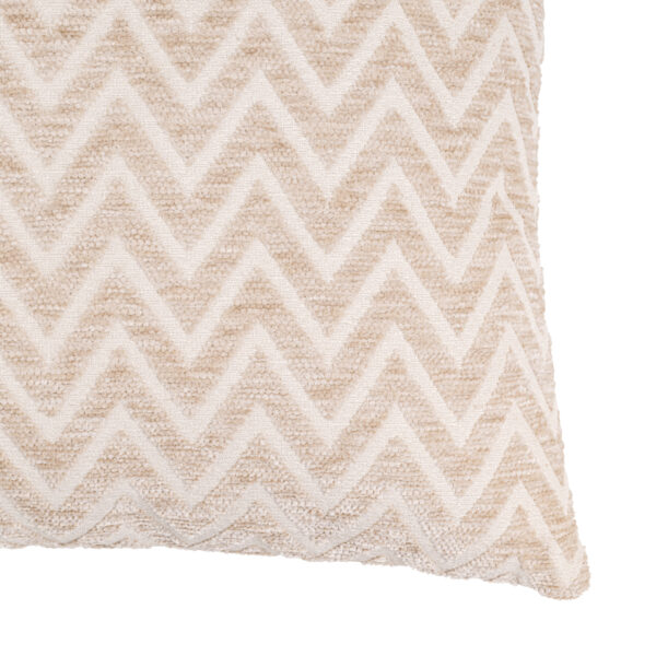 Kussen Cassy beige chevron
