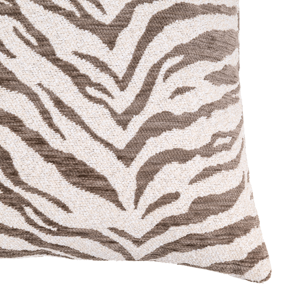 Kussen Tara taupe tiger - Afbeelding 3