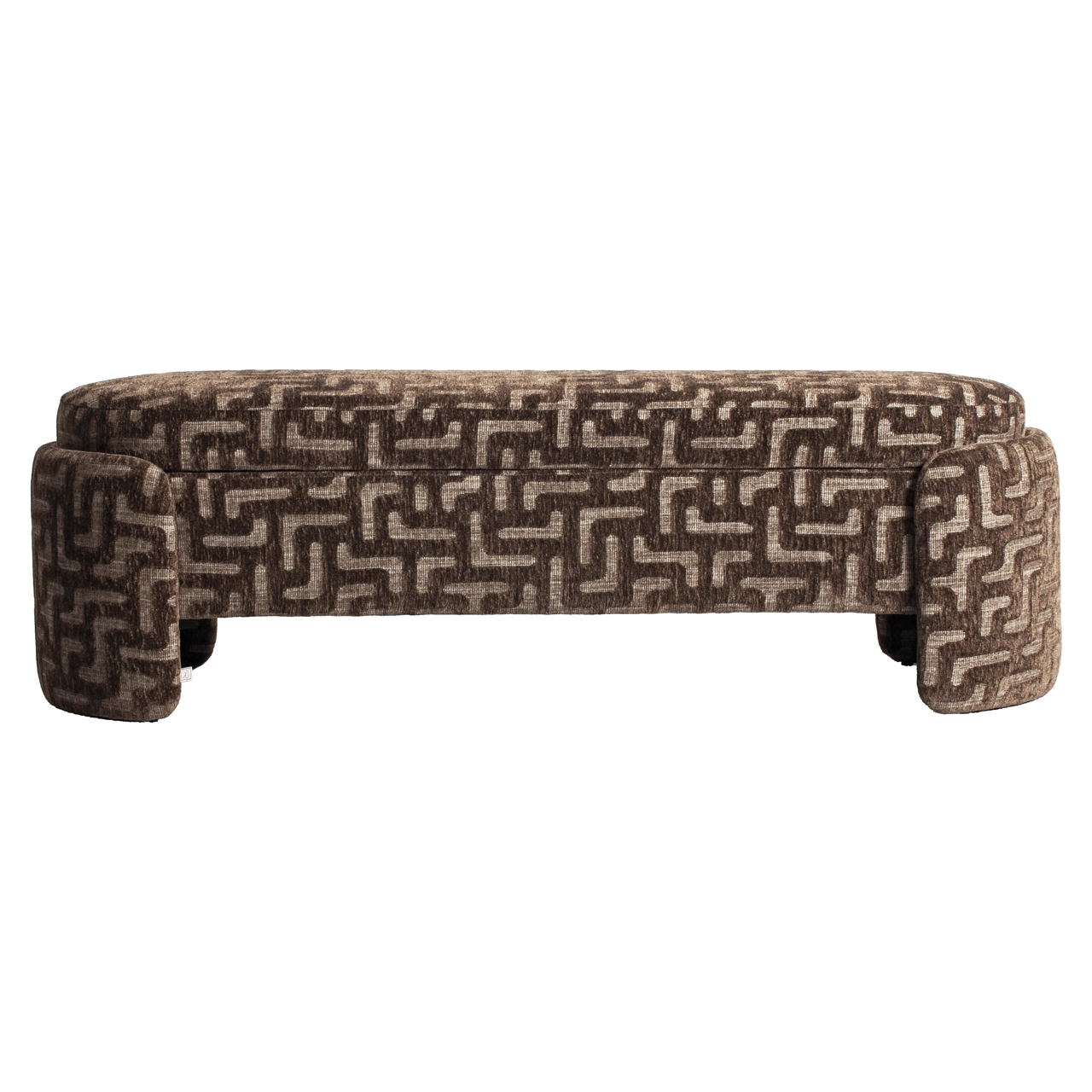Bank Cupid brown labyrinth with storage - Afbeelding 2