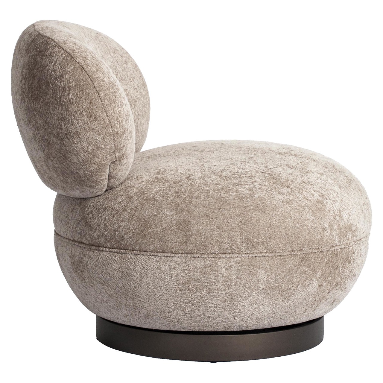Lounge stoel Jace be easy sand swivel fire retardant - Afbeelding 4