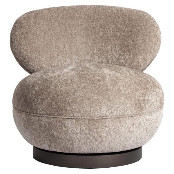 Lounge stoel Jace be easy sand swivel fire retardant