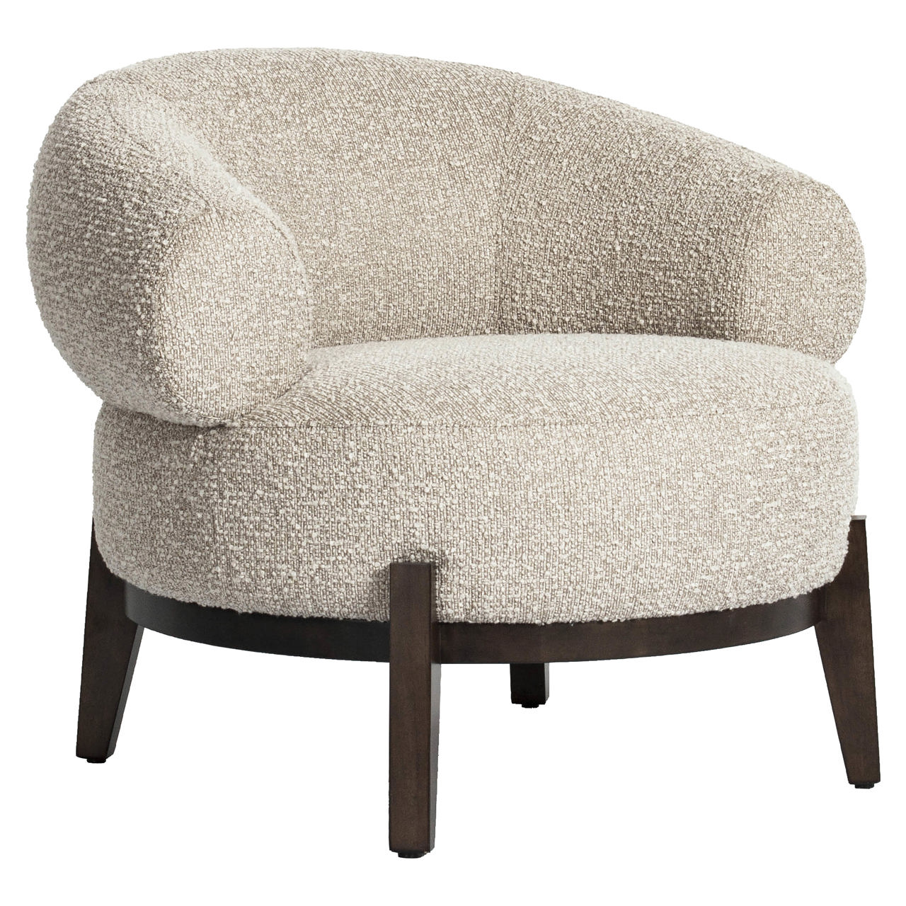 Lounge stoel Montana natural chunky fire retardant - Afbeelding 2
