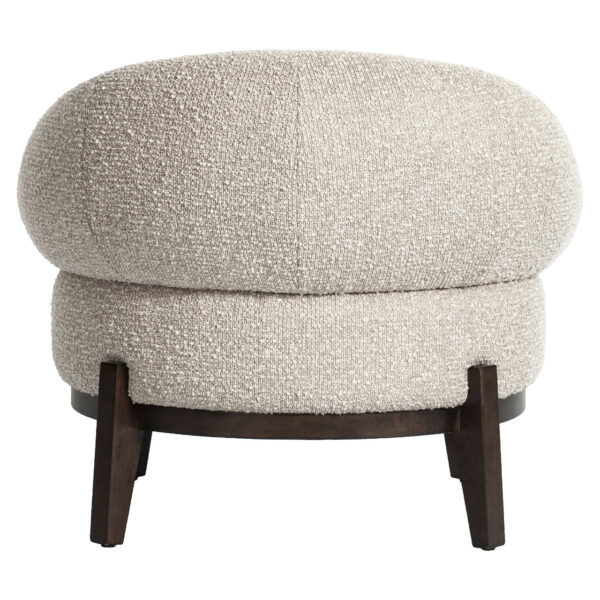 Lounge stoel Montana natural chunky fire retardant