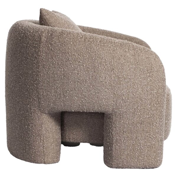 Lounge stoel Tuscany mocca chunky