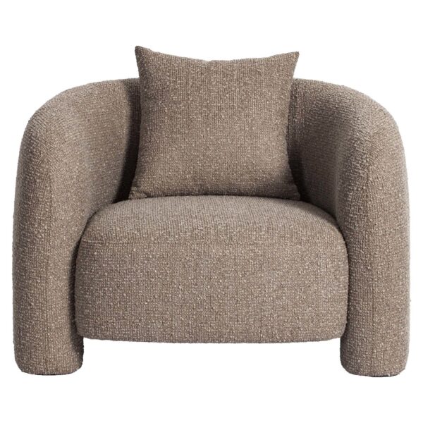 Lounge stoel Tuscany mocca chunky