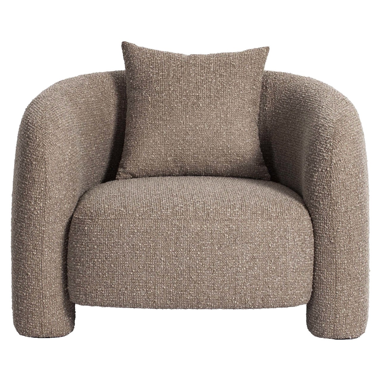 Lounge stoel Tuscany mocca chunky - Afbeelding 3